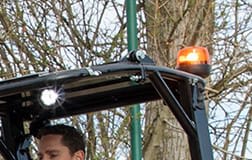 Roterende lampe LED, max 2 stk