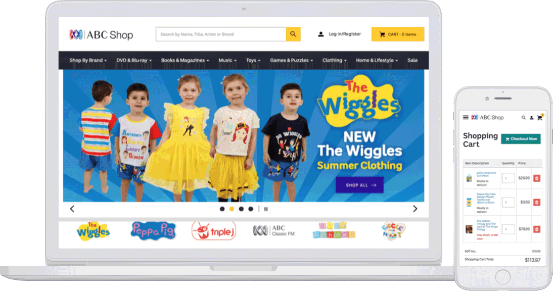 The ABC shop Front