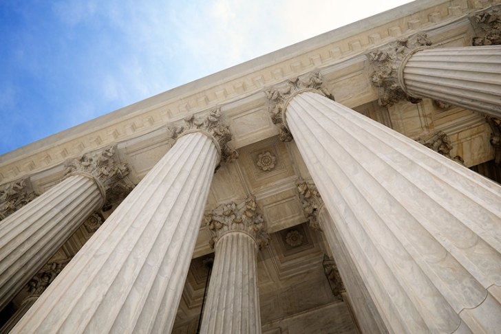 Courthouse pillars