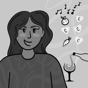 Illustration of Courtney Lester