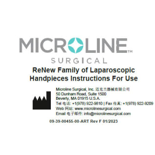 ReNew Family of Laparoscopic Handpiecs 3940 Series Instruction for Use