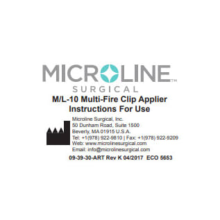 M/L-10 Multi-Fire Laparoscopic Clip Applier IFU