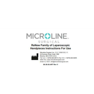 ReNew Family of Laparoscopic Handpieces 3900 Series Instructions For Use