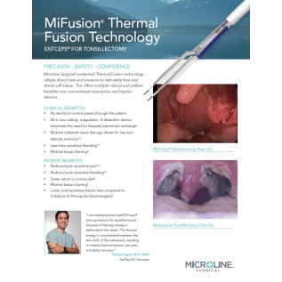 MiFusion® Thermal Fusion Technology - ENTceps® for Tonsillectomy