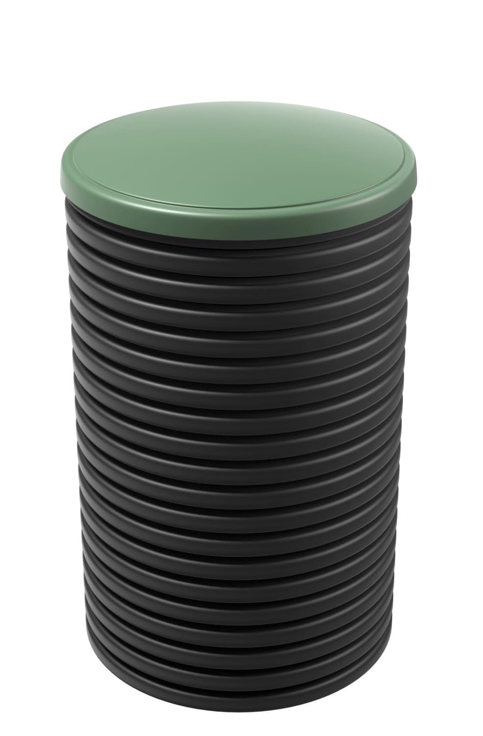 Brønnring med lokk 1 meter