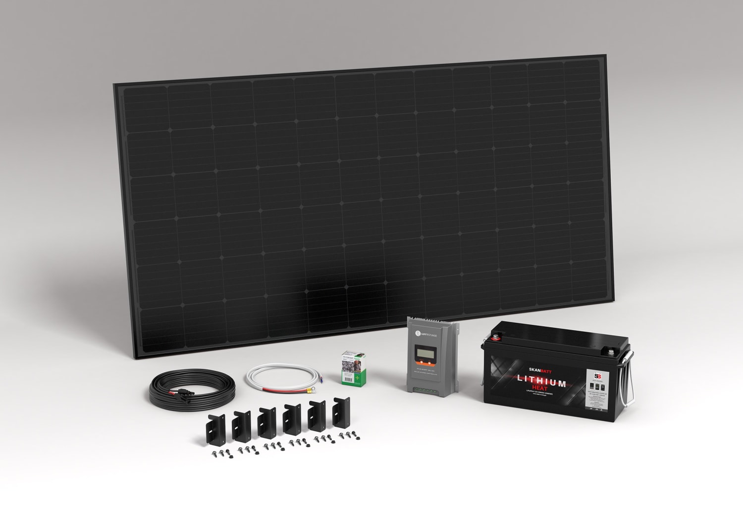 Solcellepakke 335W 150AH Heat