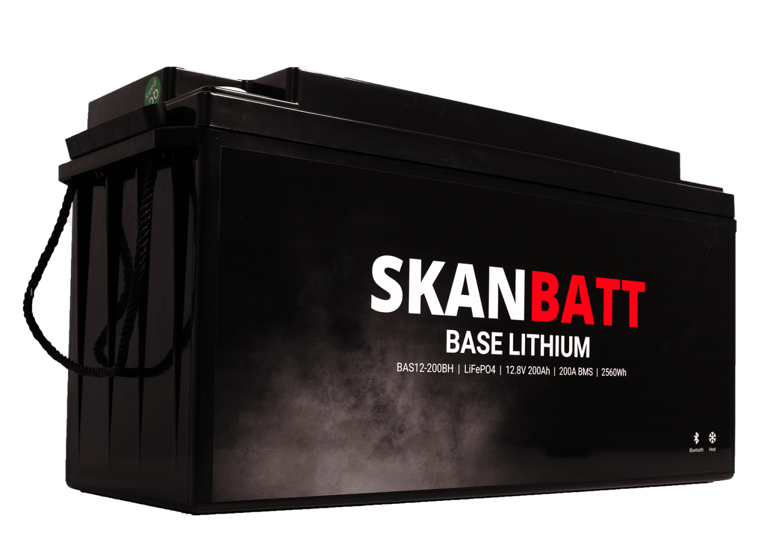 Skanbatt Base Lithium 12V 200Ah Bluetooth Heat