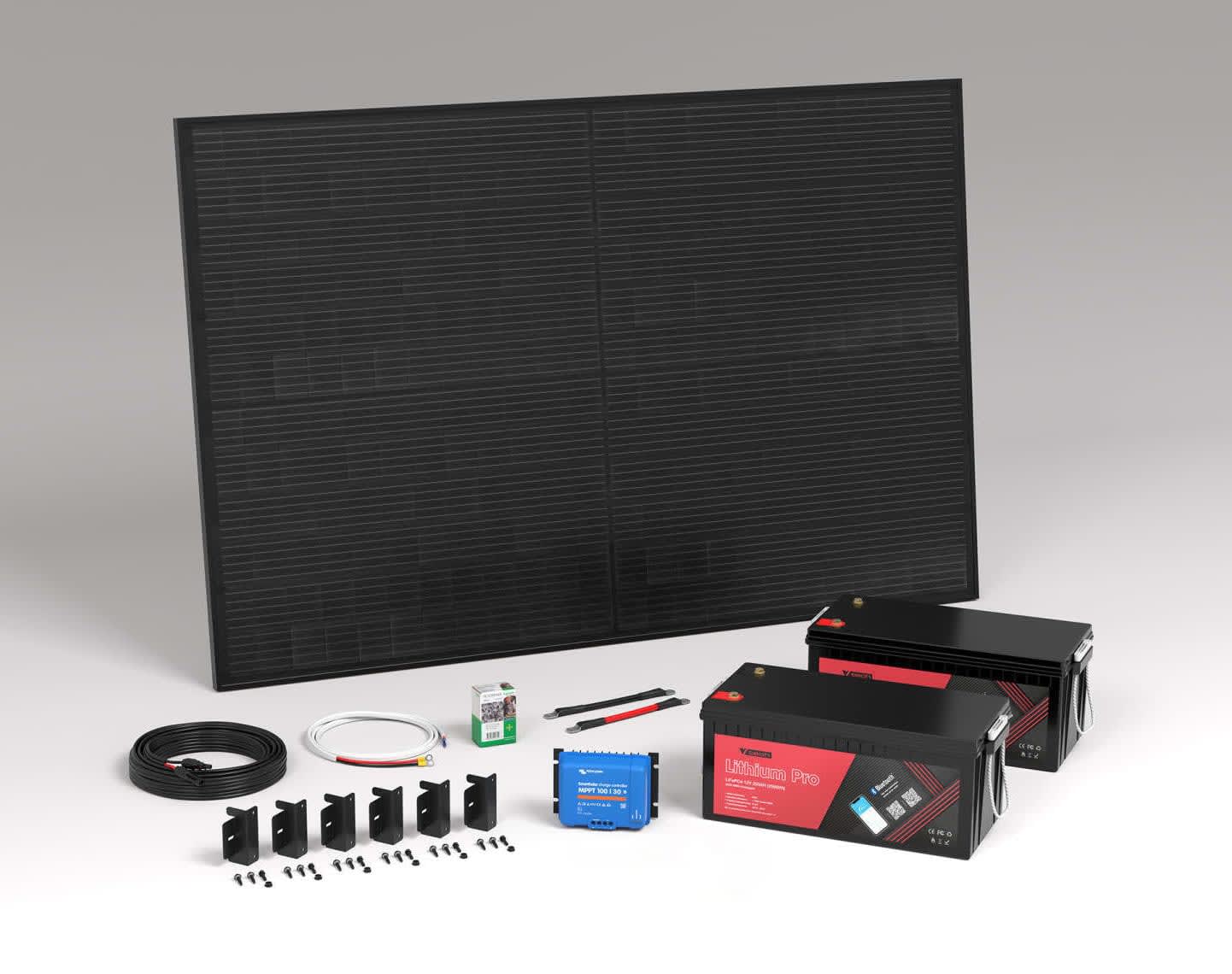 Victron grunnpakke 410W m/Lithium Pro 400Ah