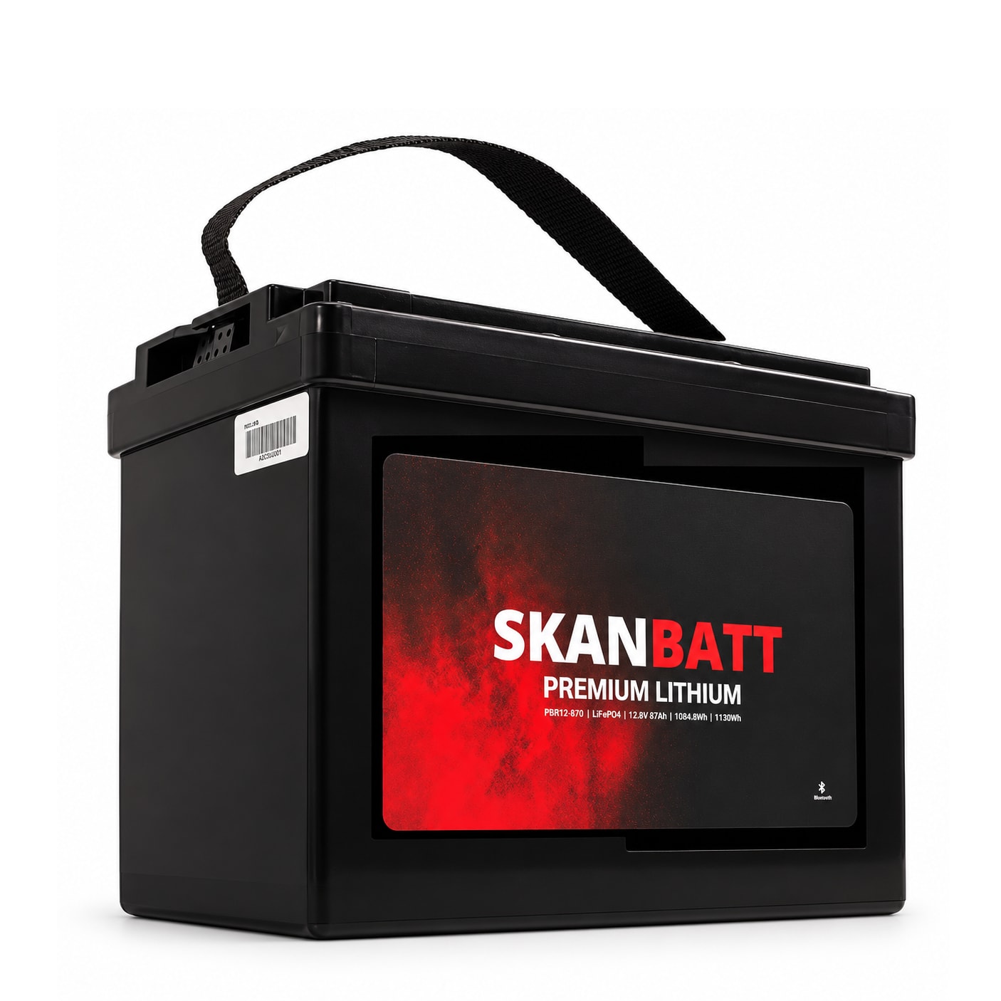 Skanbatt Premium Lithium 12V 100Ah Bluetooth