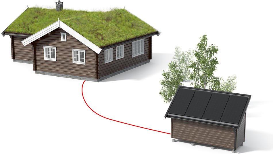 Off-grid på hytta