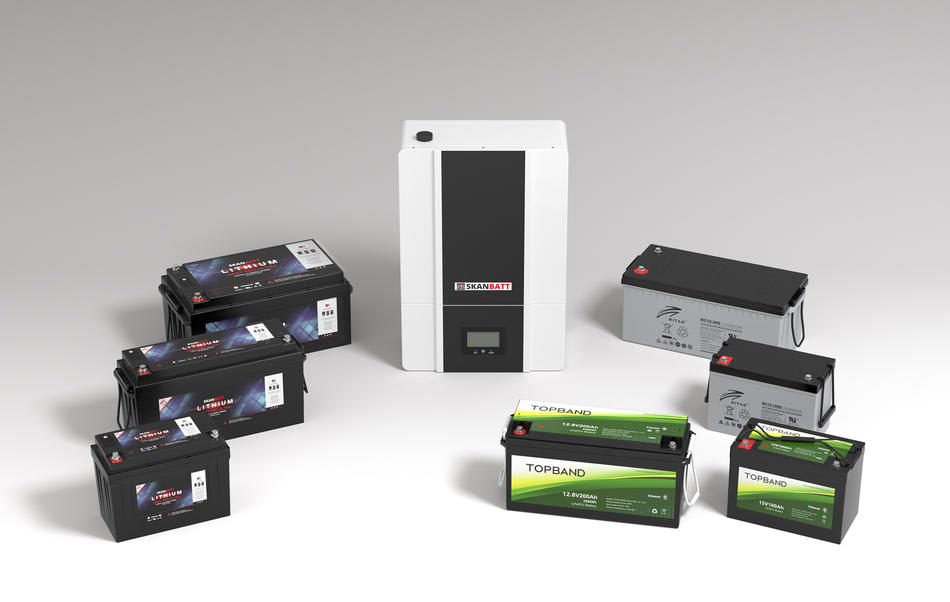 Batterier til solcelleanlegg