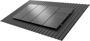 Takfeste for 4 solcellepaneler - takplater
