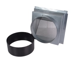 Utedel med rist og overgang til eksosadapter for Senci 5500i