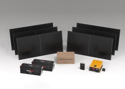 Kraftpakke 230V Kombiinverter 10kW, 48W Lithium 10,24kWt