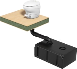 Aqua green Bio m/fordampning, Komfort dobbel