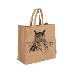 Bærebag i jute Ugle
