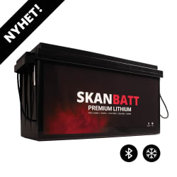 Skanbatt Premium Lithium 12V 200A Bluetooth Heat
