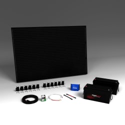 SB Premium solcellepakke 410W m/400Ah Lithium Heat