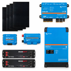 Kraftpakke 4000W Lithium Rackbatteri 10,2 kWt