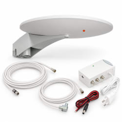 Triax antennepakke for hytte-TV - 12V / 230V