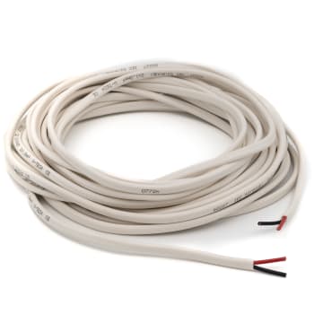 Strømkabel 2x1mm² - 10m hvit