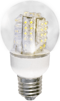 12V Led pære E27 3w 36 LED normal