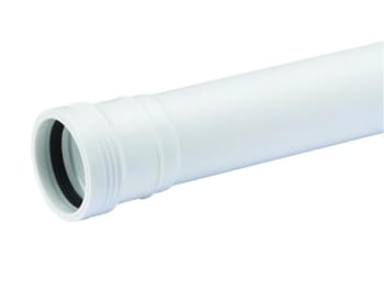 32mm avløpsrør med muffe 3 meter