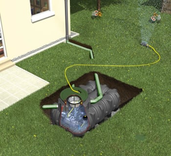 Platin filterpakke for oppsamling av regnvann