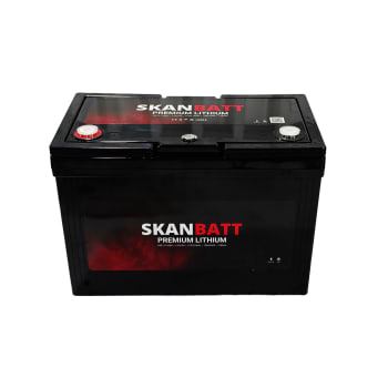 Skanbatt Premium Lithium 12V 100A Bluetooth Heat