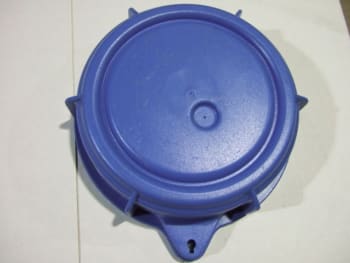Lokk til samletank/cisterne 2100 liter ( blått skrulokk )