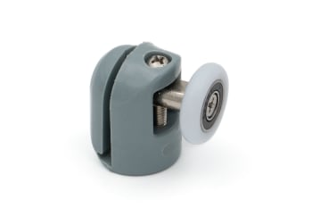 Øvre hjul for glass dør, hvit (4 stk)