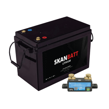 SKANBATT Lithium Batteri 12V 200AH m/ Victron SmartShunt 300A Bluetooth