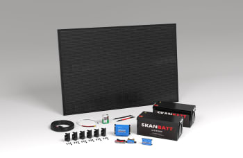 Victron 12V solcellepakke 410W m/400Ah Lithium Pro
