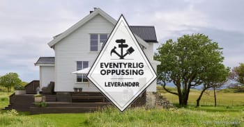 Eventyrlig Oppussing:</br> Fritidsboligen på Dønna får vann i i kjøkkenkrana og dusjen