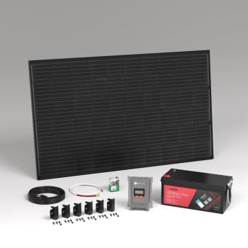 Solcelle grunnpakke 410W m/Lithium Pro 200Ah