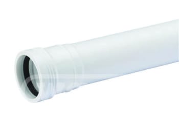 Avløpsrør med muffe, Ø 50 mm - 3 meter