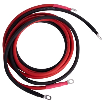 Laderegulator / batterikabel 2x25mm M8 - 200cm