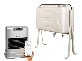 Toyotomi parafinovn 5500W med 200 liters tank og fjernstart