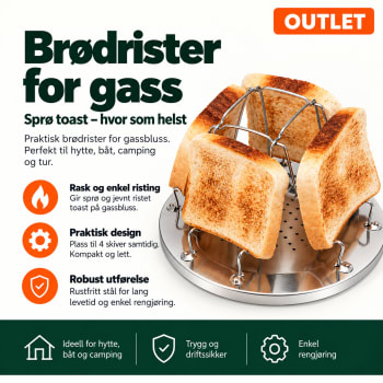 Brødrister for gassbluss