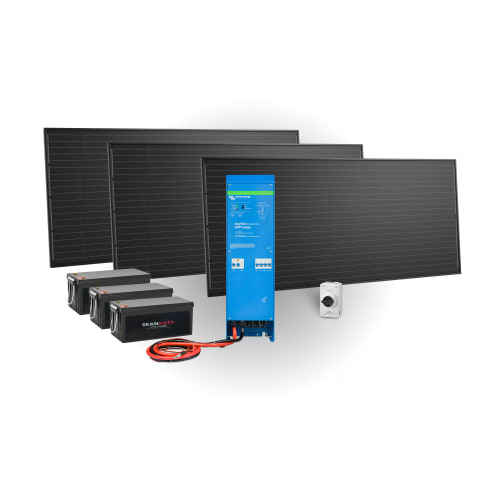EasySolar 1600VA 12V 600W 600A Lithium - med varme