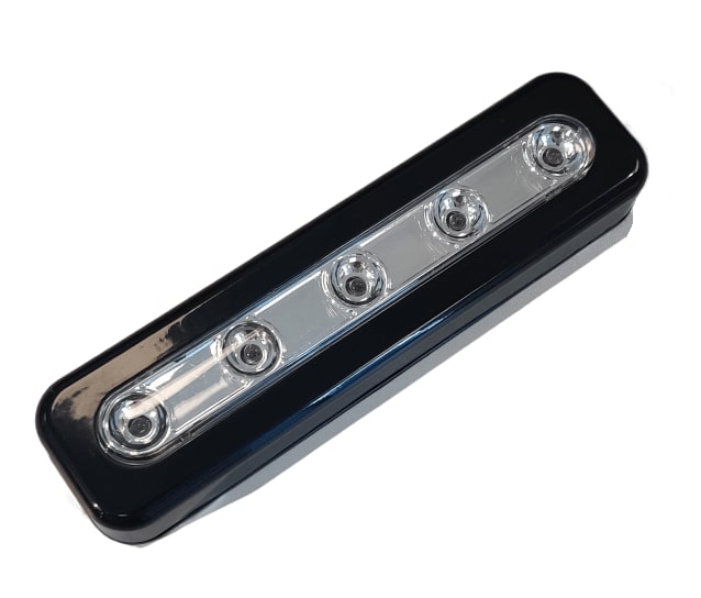 LED trykklampe 5-Led  LR03 AAA batteri