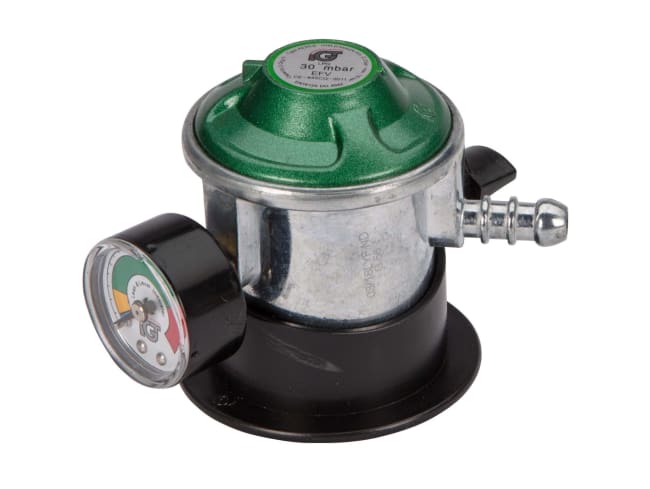 Gassregulator m/lekkasjetester og manometer