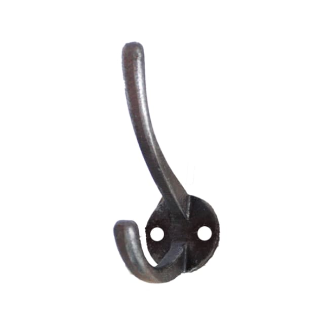 Knagg på patinert messing, medium