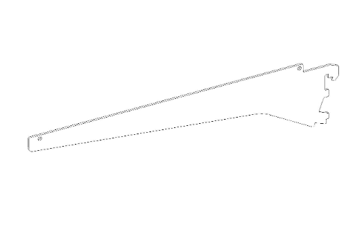 Hylleknekt for 33cm hylle
