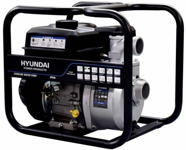 HYUNDAI HY50 Vannpumpe Bensin - Rent vann 500L/m