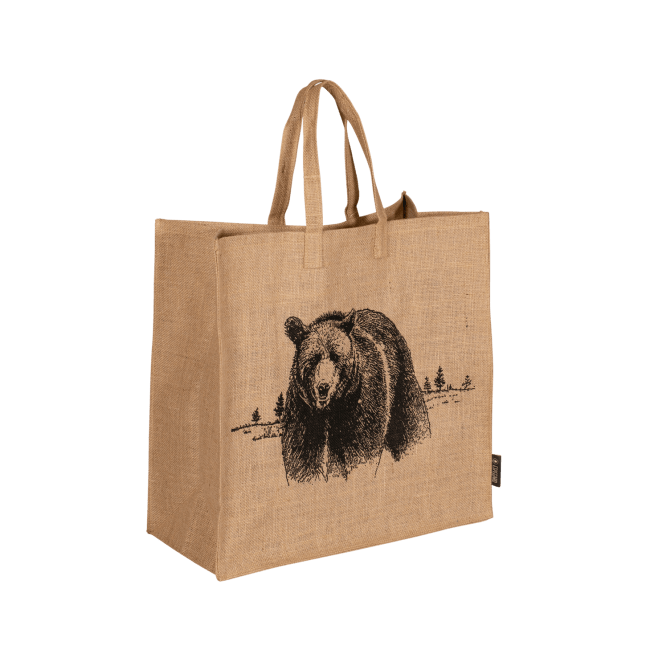 Bærebag i jute Bjørn
