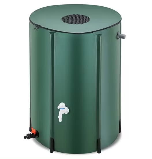 Vannbeholder 250 liter, sammenleggbar