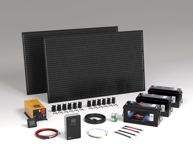 Kombipakke 230V &12V 600Ah/670W ULTRA