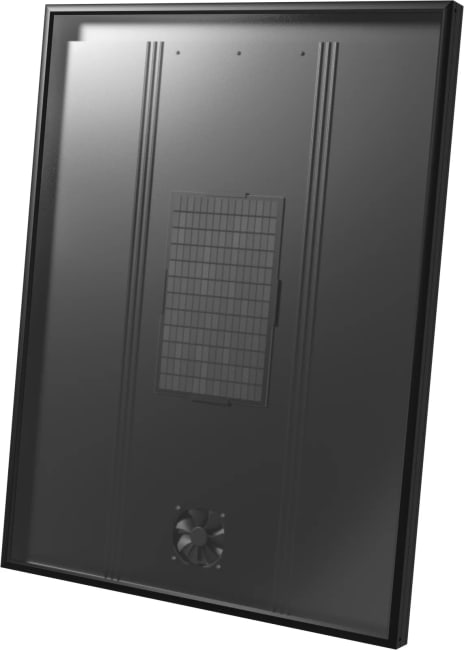 Solventilator 135m3, motoriserte ventiler