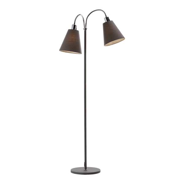 Connie-2 Gulvlampe E27, Grå U/skjerm